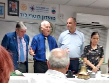 הנשיא ה 38 נכנס לתפקידו ברוטרי לוד