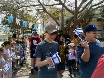 בי"ס גני אביב בלוד אירח את תלמידי בי"ס "גשר" מוושינגטון שבארה"ב