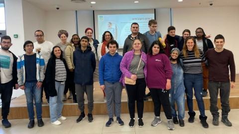 בעיריית לוד דואגים לשלב מתנדבים בעלי מוגבלויות