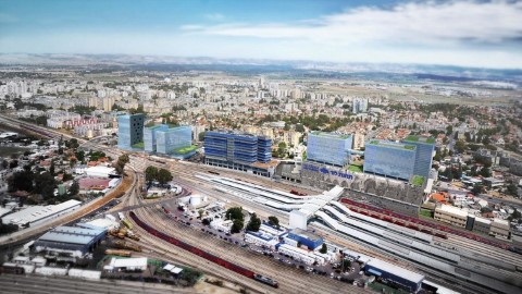 החלה בניית מתחם התחבורה המשולב בלוד