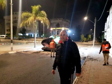 משקמים את הכבישים בלוד