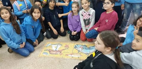 סדרת מפגשים רב תרבותיים בבית חינוך זבולון המר במסגרת חיים משותפים בלוד