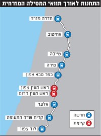 אושרה תחנת רכבת חדשה באזור התעסוקה הצפוני