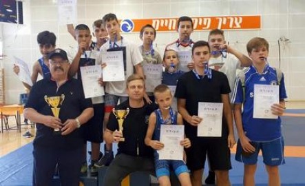 מקום שני למועדון האבקות לוד בגביע המדינה
