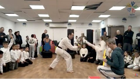 טקס סיום תכנית אומנויות לחימה ומיינדפולנס בבי"ס "גני יער" בלוד