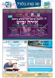 מה קורה בלוד? הודעות העירייה