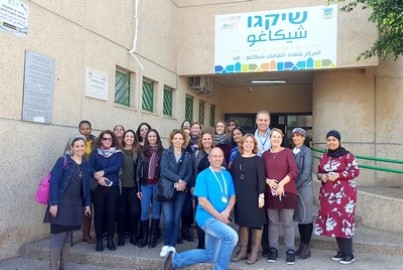 צוות מהמכון להתפתחות הילד מבית חולים "אסף הרופא" ביקר בלוד