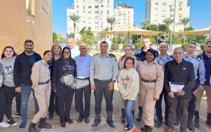 תכלס בתיכון דרכא בלוד: ראש אכ"א בצה"ל ביקר בביה"ס