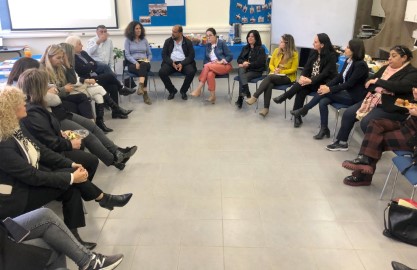 מנהלת מחוז מרכז במשרד החינוך ביקרה במוסדות חינוך בלוד לשיח פתוח עם מנהלי בתיה"ס