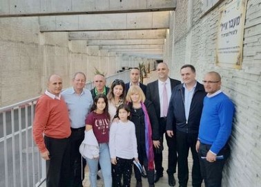 במעמד שר התחבורה נחנך בלוד "מעבר אייל" ע"ש אייל שטרית ז"ל