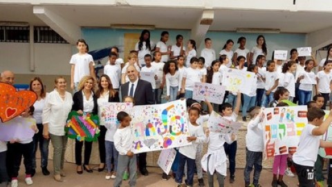 יו"ר ועדת הכנסת לזכויות הילד ביקרה בלוד בבי"ס לוי אשכול – מקום לגדול!