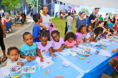 מאות מילדי לוד בהפנינג ענק בבית הרכבת החדש בלוד