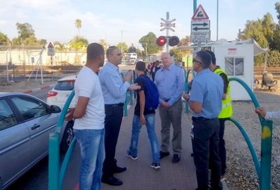 גשר מיוחד להולכי רגל יוקם מעל מפגש 8 המסילות המסוכן בלוד