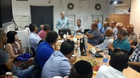 סיור במוקד העירוני לפורום מנהלי החברות מאזורי התעסוקה והעסקים בלוד