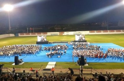 מדהים! 700 נגנים מתוכנית "עיר מנגנת" בלוד בהופעה באצטדיון העירוני