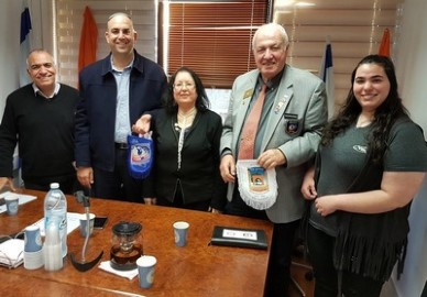 נגיד רוטרי ישראל אורח העיר לוד