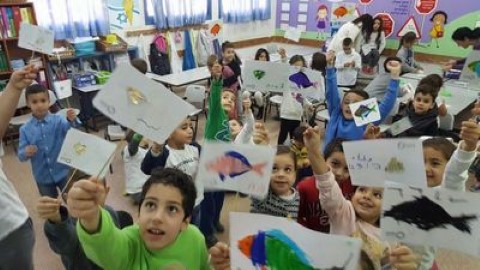 ילדי כיתות א' בגני יער בלוד ארחו את ילדי הגנים במסגרת תכנית מעברים