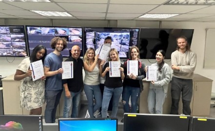 העיניים הביטחוניות בעיר: הסתיים בהצלחה קורס תצפיתנים במוקד הרואה של עיריית לוד