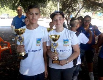 אלופי ישראל בפטנאק בזוגות מעורב-דור צעיר מגני אביב בלוד