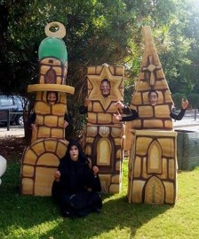 לוד השתתפה בפסטיבל הפסלים החיים שהתקיים ברחובות