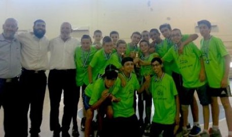 ישיבת "צביה אלישיב" לוד זכתה באליפות הרשת בכדורסל