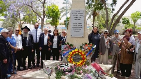 הכרת תודה לוטרנים בלוד לרגל יום הניצחון על הנאצים