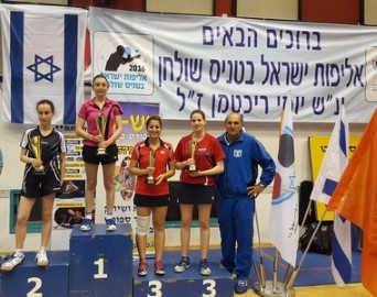 לראשונה במועדון הטניס בלוד: נטלי רובמן שחקנית הפועל לוד אלופת ישראל לנשים בטניס שולחן