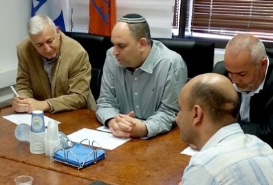 ישיבת פתיחה להקמת שלוחה של הביטוח הלאומי בלוד