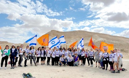 המלכות של לוד: 40 נשים יצאו למסע מעצים ומחזק במדבר