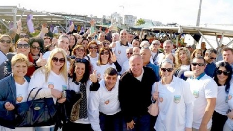 ראש העיר ועובדי העירייה "עושים עסקים טובים" בשוק העירוני בלוד