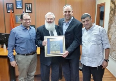 סגן שר הביטחון ביקר בלוד