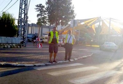 הורים ומורים מתנדבים למשמרות הזה"ב בבית חינוך "המעפילים" בלוד