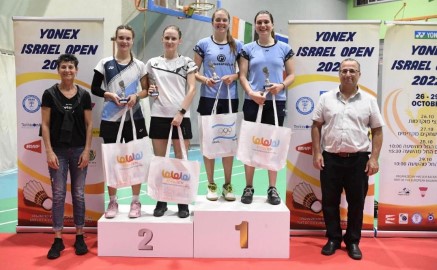 מדליית כסף לדנה דנילקו מלוד באליפות הארץ הפתוחה בבדמינטון