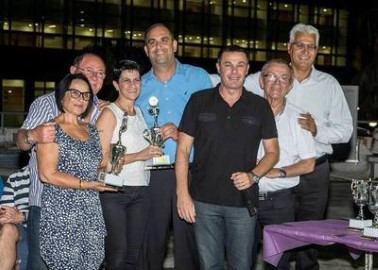 טקס מרשים לסיכום עונה נפלאה של הפועל לוד בטניס שולחן