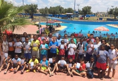 הצלחה אדירה לפרויקט לימודי השחייה בלוד