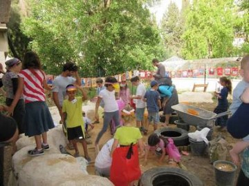 שרידים ארכיאולוגיים נתגלו בחצר הספרייה לדורות בלוד
