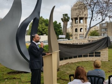 נחנכה אנדרטה חדשה בלוד לזכרם של בני העיר שנרצחו בפעולות איבה