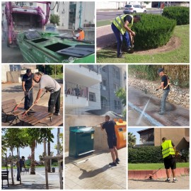 עובדי עיריית לוד צחצחו והבריקו את רחובות העיר לכבוד ראש השנה תשפ"ג