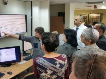 ועדת מל"ח עירונית ביקרה במכון הגיאופיסי בלוד