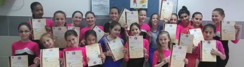 בנות "התעמלוד" ממתנ"ס דנוור בלוד בליגת ההתעמלות הארצית לציבור הדתי