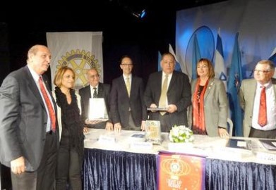 מגן נגיד רוטרי ישראל לסובלנות לשנת 2014 הוענק לשירין חאפי נאטור מלוד