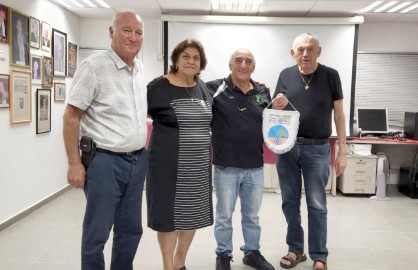 מייסד מועדון הפטאנק המצליח בלוד נתן הרצאה מאלפת לחברי מועדון רוטרי לוד