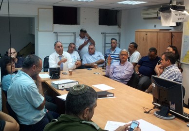לוד- ממשיכים בנוהל שגרה נכון ליום שלישי 26.8.14