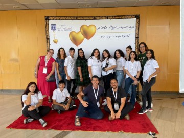 על העדשה: תלמידי דרכא בלוד נבחרו ותיעדו את כנס מחוז מרכז של משרד החינוך