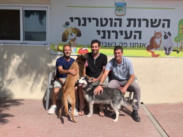 השירות הווטרינרי בלוד סייע וטיפל בחיות מעוטף עזה בימי מבצע 'עלות השחר'