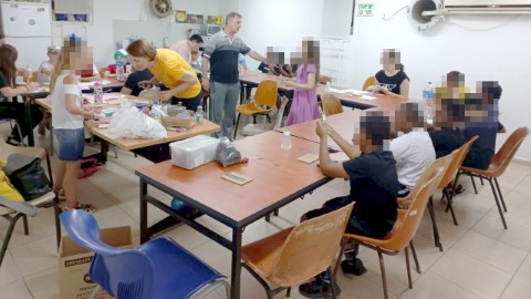 ילדי העיר לוד וילדי העולים מאוקראינה נהנו יחד בפעילות קיץ