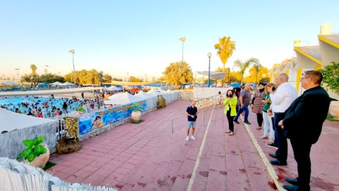 ימי כיף למאות מילדי ותושבי לוד בבריכת השחייה העירונית 'ניו-ליג' ובמימדיון