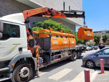 פחי המיחזור הכתומים בלוד ישופצו ועוד 100 חדשים יפוזרו בעיר