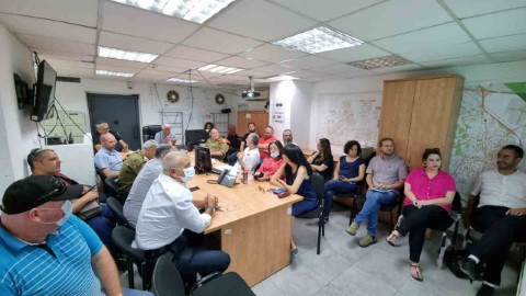 בעיריית לוד נערכים לקראת תרגיל החירום לשנת 2022 עם פיקוד העורף