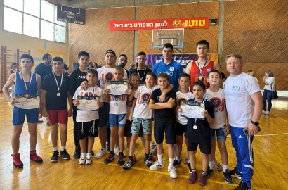 מדליית זהב, 3 מדליות כסף ו-3 מדליות ארד למתאבקי הפועל לוד באליפות הארץ לתלמידים